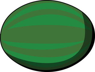 Watermelon Fruit Vector Illustration
