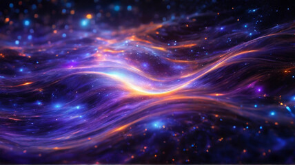 Obraz premium Colorful abstract space background, colorful universe background