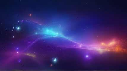 Obraz premium Colorful abstract space background, colorful universe background