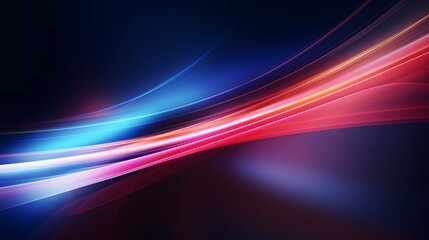 Modern abstract high-speed light effect. Abstract background with curved beams of light. Technology...