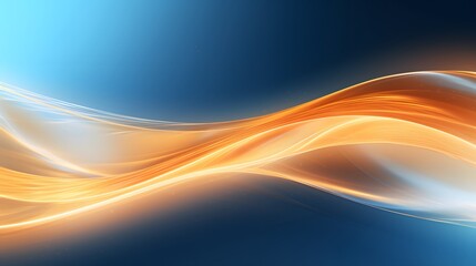 Obraz premium Modern abstract high-speed light effect. Abstract background with curved beams of light. Technology futuristic dynamic motion. Movement pattern for banner or poster design background concept.