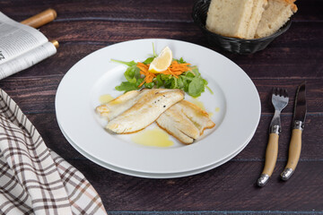 grilled salmon steak