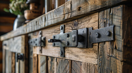 old wooden door