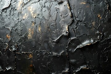 Grunge black and gold background,  Texture of rusty metal