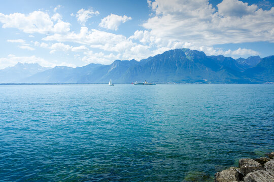 Beautiful landscape of Montreux, Switzerland
