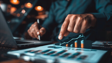 Crescita degli investimenti. Finanza.