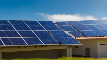 Clean Energy from the Sun: Solar panels harness sunlight to generate electricity, promoting eco-friendly power solutions