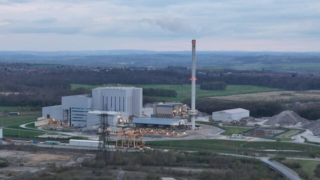 Enfinium ferrybridge UK Decarbonisation power stations drone,aerial