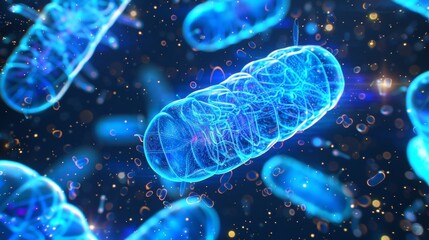 Become the best most energized version of yourself through tingedge techniques for mitochondrial optimization. . - obrazy, fototapety, plakaty