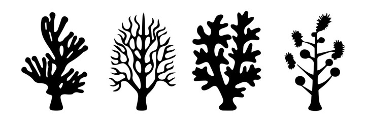 silhouette of a tree