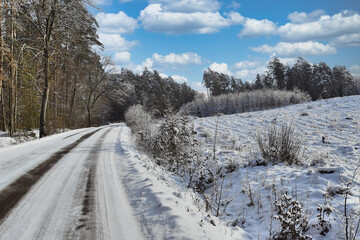 Winter in Warmia, Poland