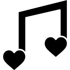 love, music, heart , love and romance, miscellaneous, valentines day, valentine Icon
