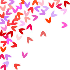 Symbol of love. Copy space.