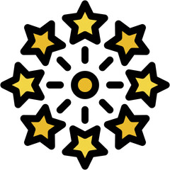 fireworks, stars, heart , love and romance, miscellaneous, valentines day, valentine Icon