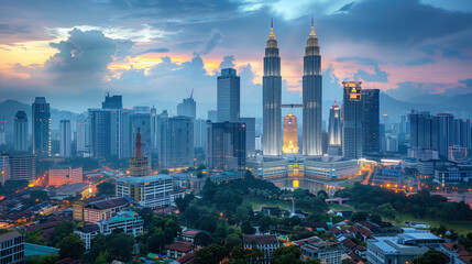 Kuala Lumpur City - obrazy, fototapety, plakaty