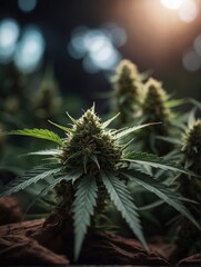 Obraz premium Beautiful Cannabis buds