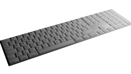 3d rendered illustration of keyboard