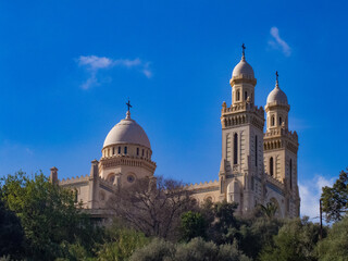 Fototapeta na wymiar Saint Augustine Church in Annaba, Algeria