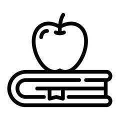 apple outline icon