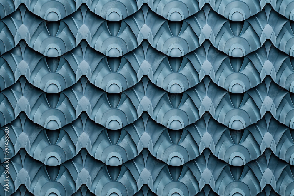 Poster sophisticated abstract 3d pattern. japanese and scandinavian style. background image. created with g
