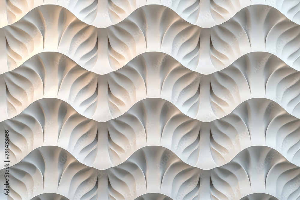 Poster sophisticated abstract 3d pattern. japanese and scandinavian style. background image. created with g