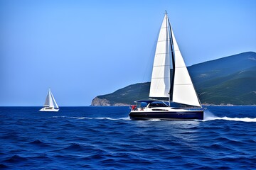 Fototapeta premium yacht, Sailing