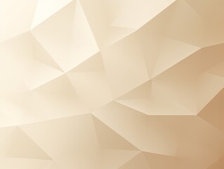 Beige abstract background with low poly design, vector illustration in the style of beige color palette with copy space for photo text or product, blank empty copyspace  - obrazy, fototapety, plakaty