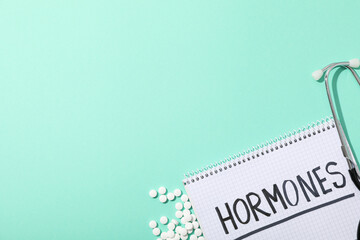 The concept of treatment with hormonal drugs.