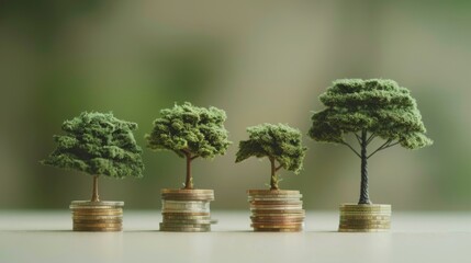 The Growth of Financial Investments - obrazy, fototapety, plakaty