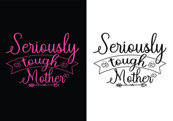Happy Mother's Day T-shirt And SVG Design Bundle. Mom Mama Mommy Motivational Inspirational SVG