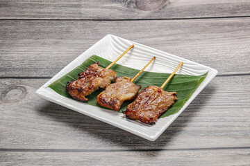 Thai cuisine - grilled pork skewer