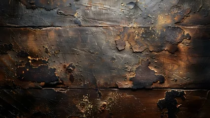 Fotobehang Vintage grunge texture with scratches and dust: Ideal for photo editing and design purposes. Concept Grunge Textures, Vintage Style, Photo Editing, Design Inspiration, Distressed Backgrounds © Ян Заболотний