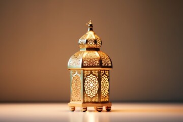 Eid mubarak and ramadan kareem greetings with islamic lantern and mosque. Eid al fitr background