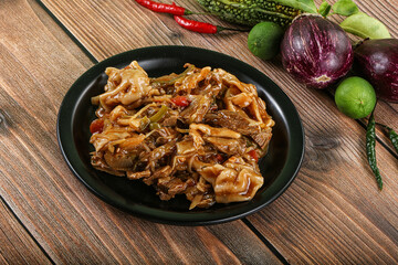 Tibetian cuisine - thenthuk with beef