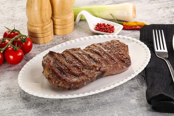 Rib eye steak grilled beef