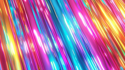 Vibrant neon lights in abstract pattern. An array of vivid neon lights converge in the center, creating a dynamic abstract display ideal for modern and energetic concepts