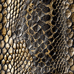Snakeskin Seamless Patterns Background