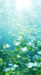 serene underwater scene