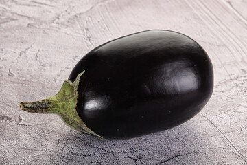 Ripe tasty natural organic eggplant