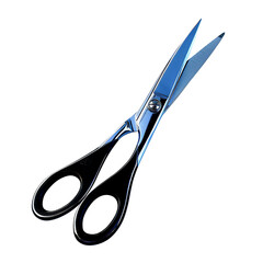 Scissors with transparent background, symbolizing precision, cutting, and craftsmanship