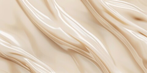 Obraz premium Creamy Skin Care Texture with Hyaluronic Essence