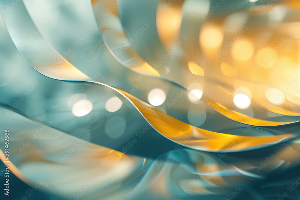 Poster abstract background with reflections and caustics. hi-tech. futuristic background image. created wit