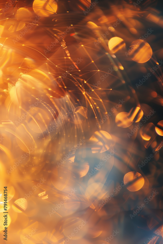 Poster abstract background with reflections and caustics. hi-tech. futuristic background image. created wit