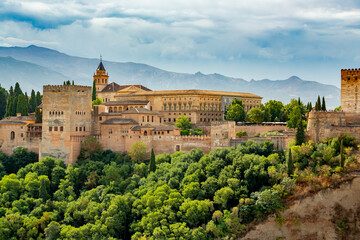 Fototapeta na wymiar Alhambra de Granada, Andalusia, Spain 