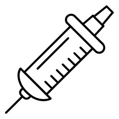 syringe icon illustration