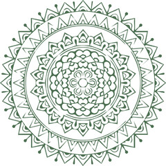 Beautiful mandala art, vector mandala design