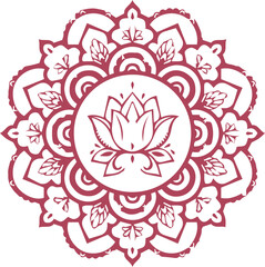 Beautiful mandala art and vector mandala design.