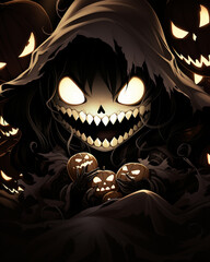 Write a spooky ghost story set in a haunted pumpkin patch