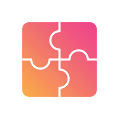 Puzzle vector icon