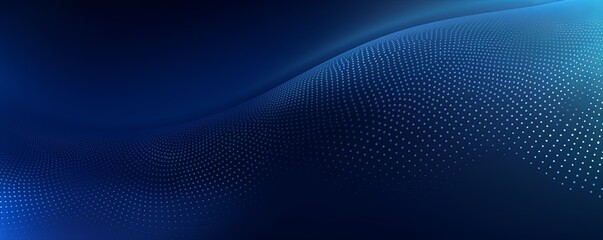 Indigo background with a gradient and halftone pattern of dots. High resolution vector illustration in the style of professional photography. High definition and high detail with high quality and high